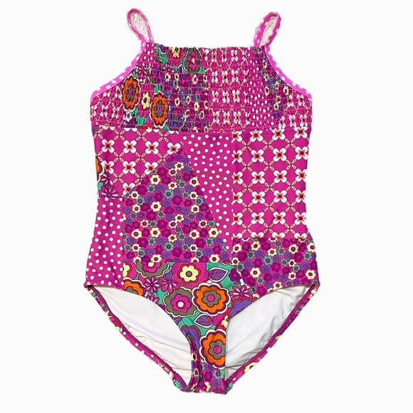 Hanna Andersson Other - Hanna Andersson Pink Floral Bathing Suit